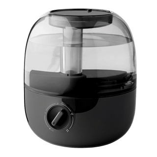 Compact Black Ultrasonic Cool-Mist Humidifier
