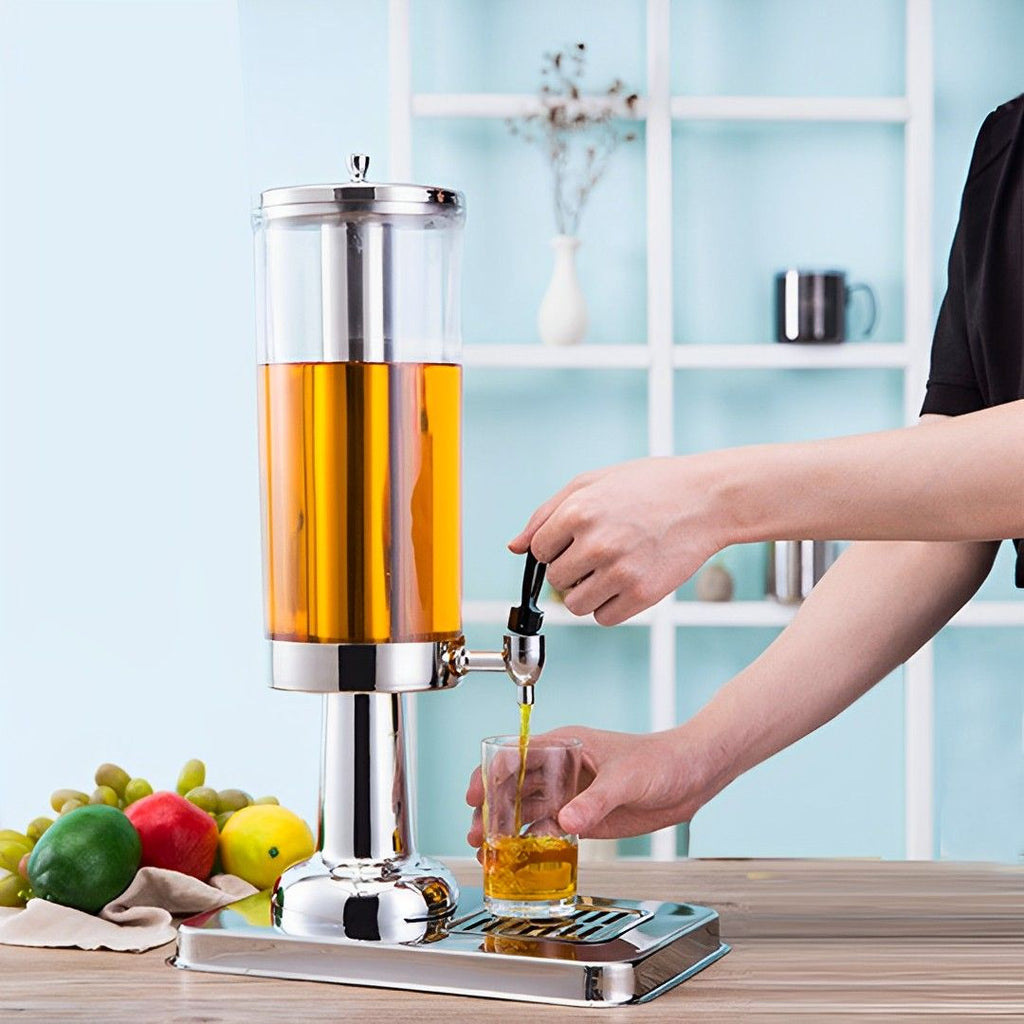 Easy-Use Beverage Dispenser for Home and Hosted Service