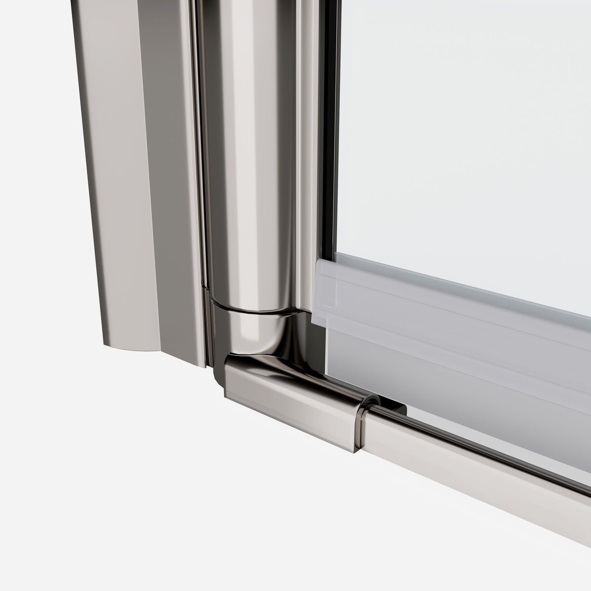 Adjustable Clear Pivot Shower Door with Easy-Clean Treatment