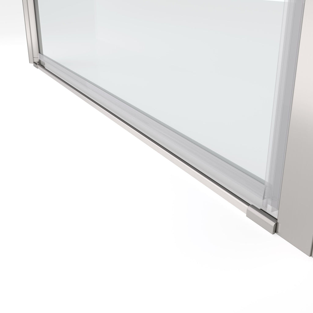 Adjustable Clear Pivot Shower Door with Easy-Clean Treatment