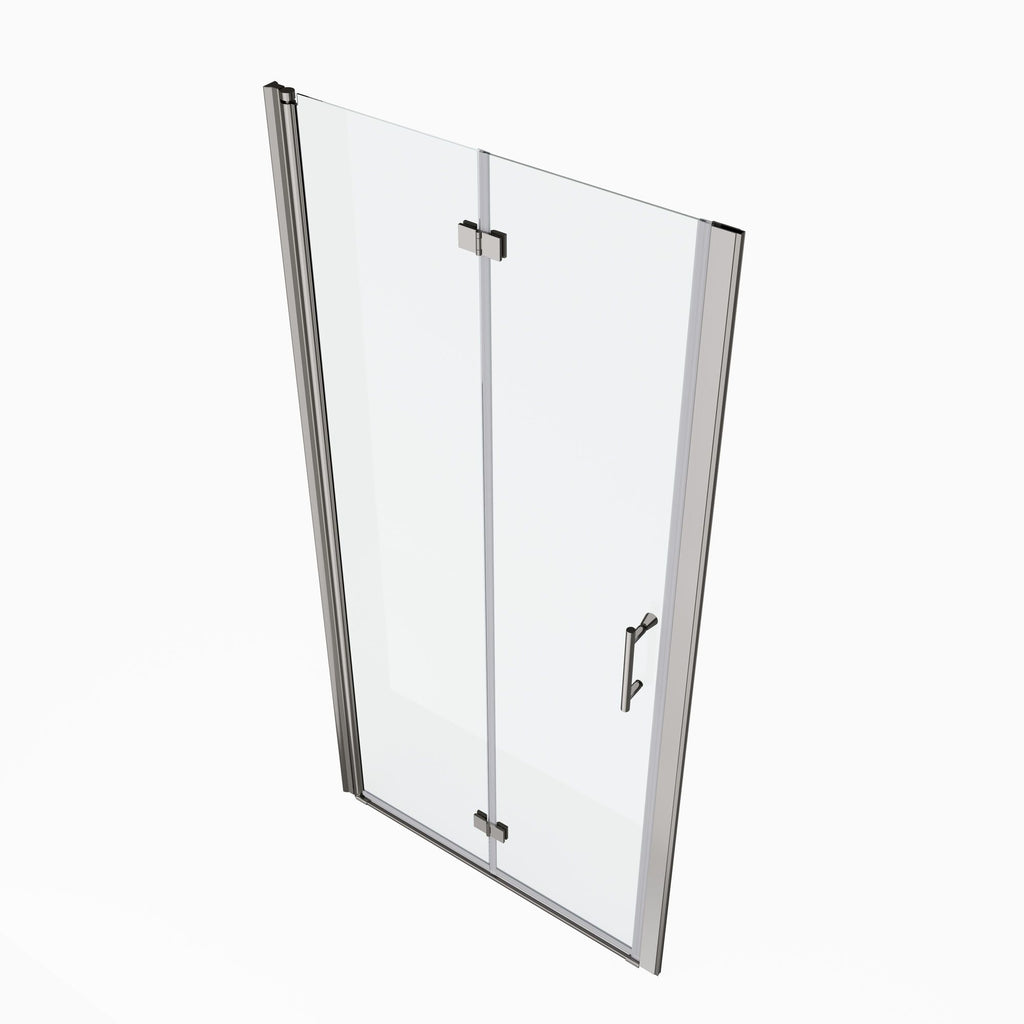 Adjustable Clear Pivot Shower Door with Easy-Clean Treatment