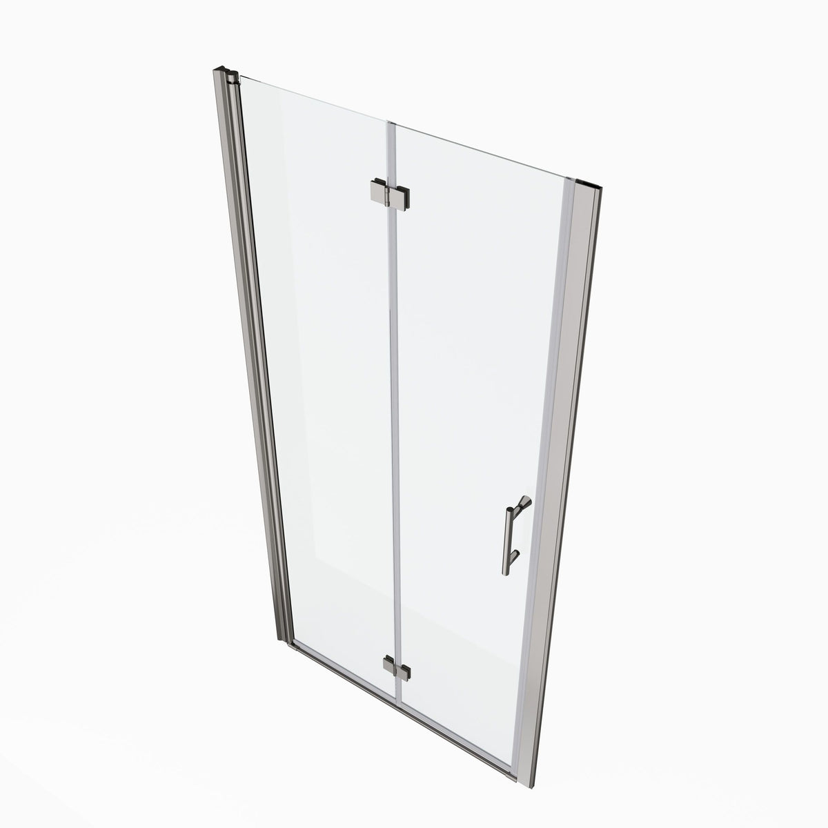 Adjustable Clear Pivot Shower Door with Easy-Clean Treatment