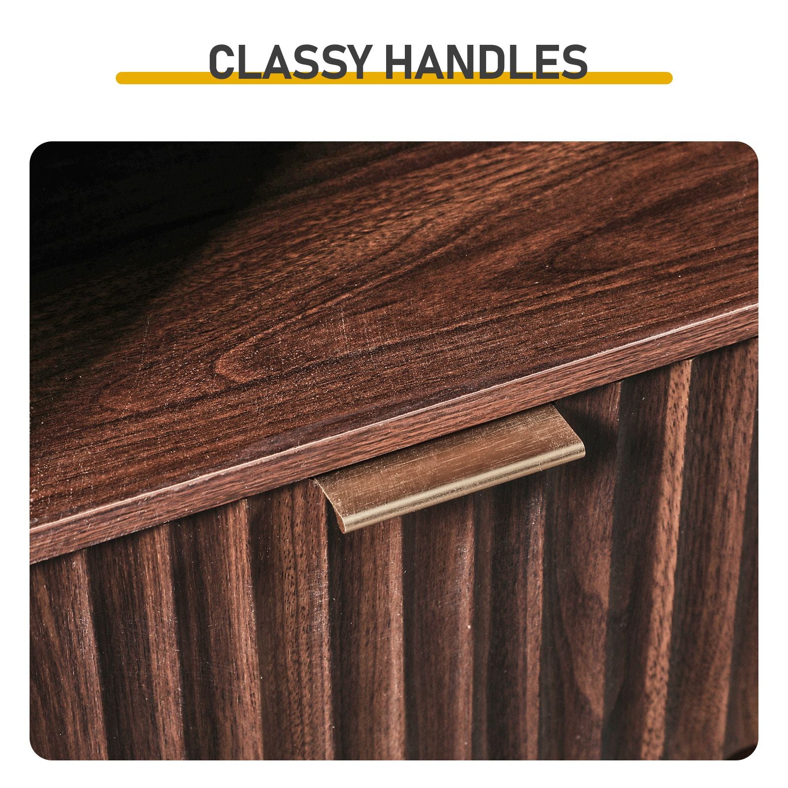Elegant 1-Door 1-Drawer 4-Tier Bathroom Floor Cabinet with Grille Front & Arched Top