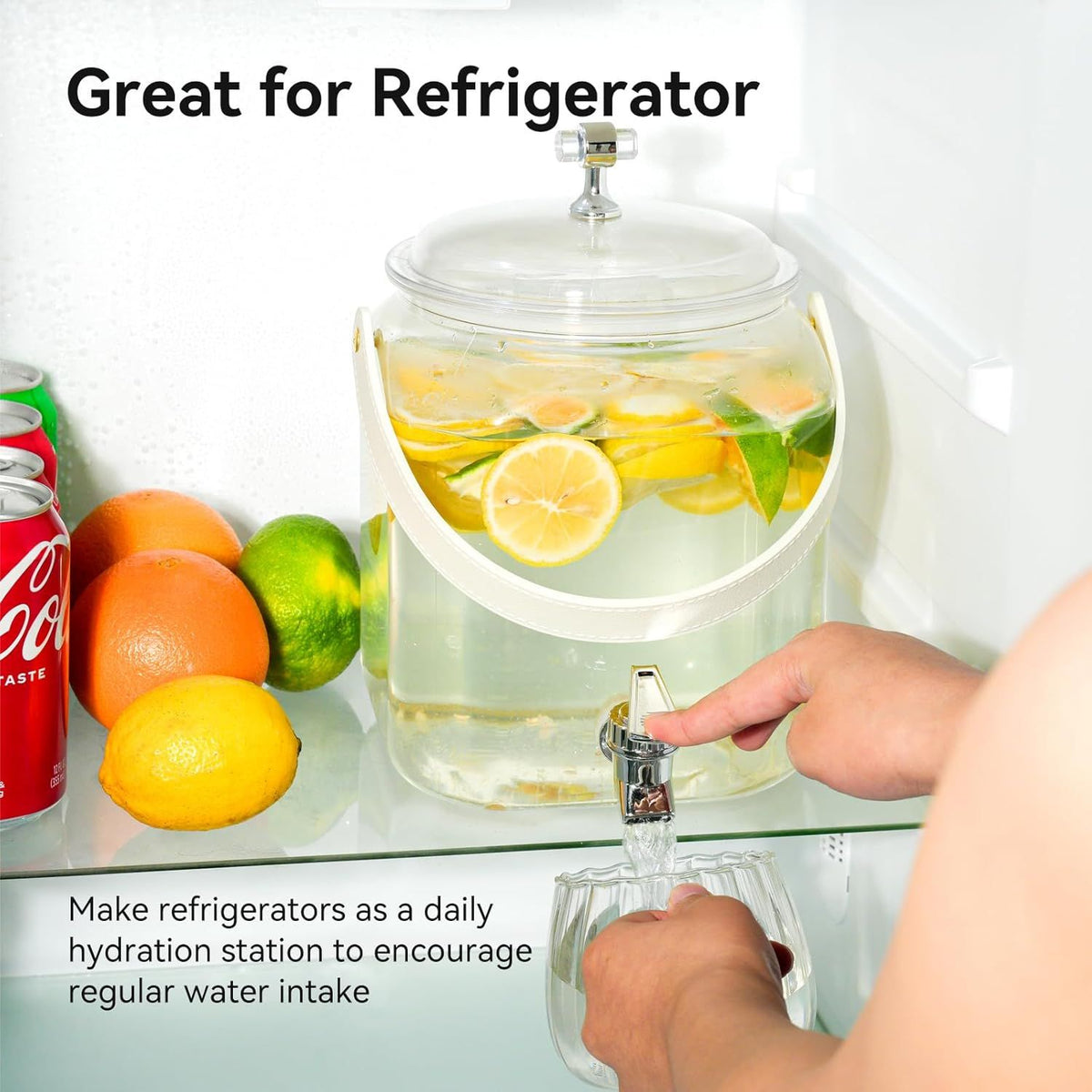 Handled Beverage Dispenser with Sealed Spout
