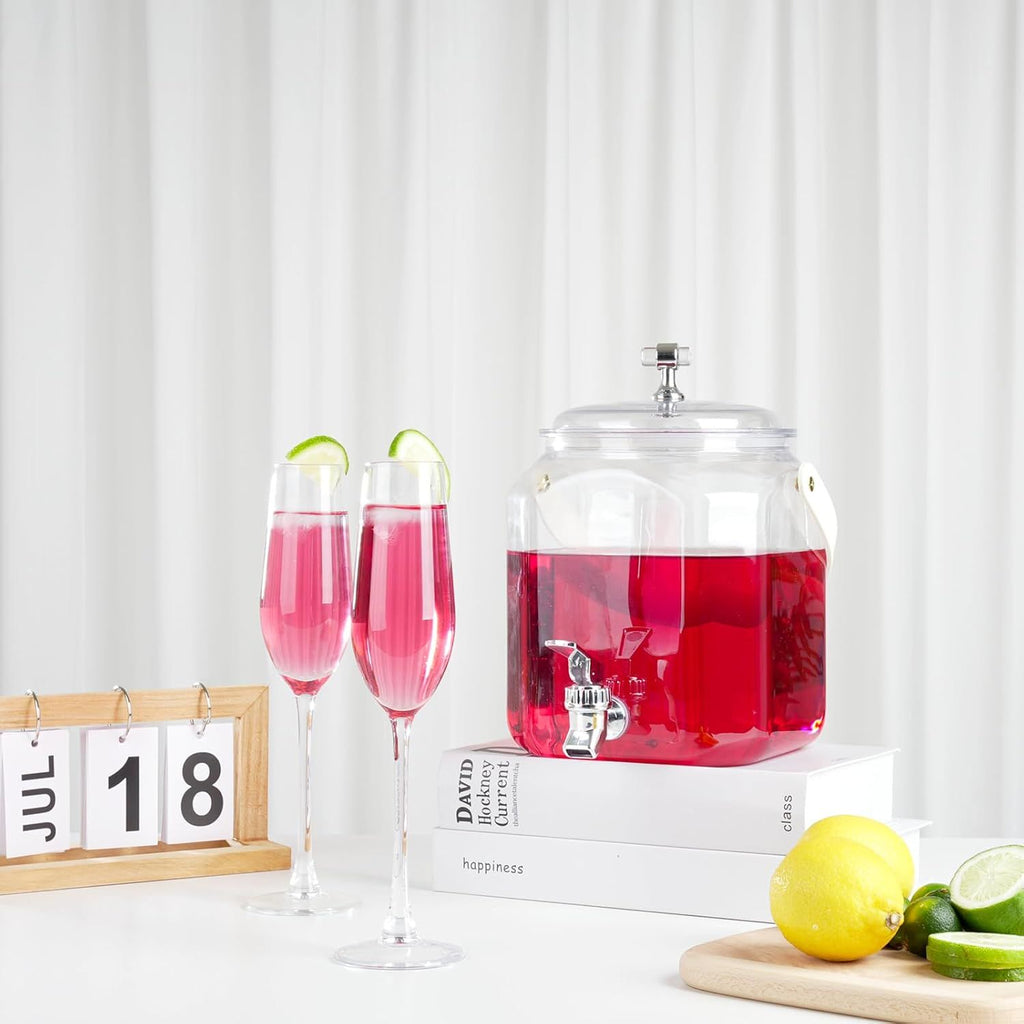 Handled Beverage Dispenser with Sealed Spout