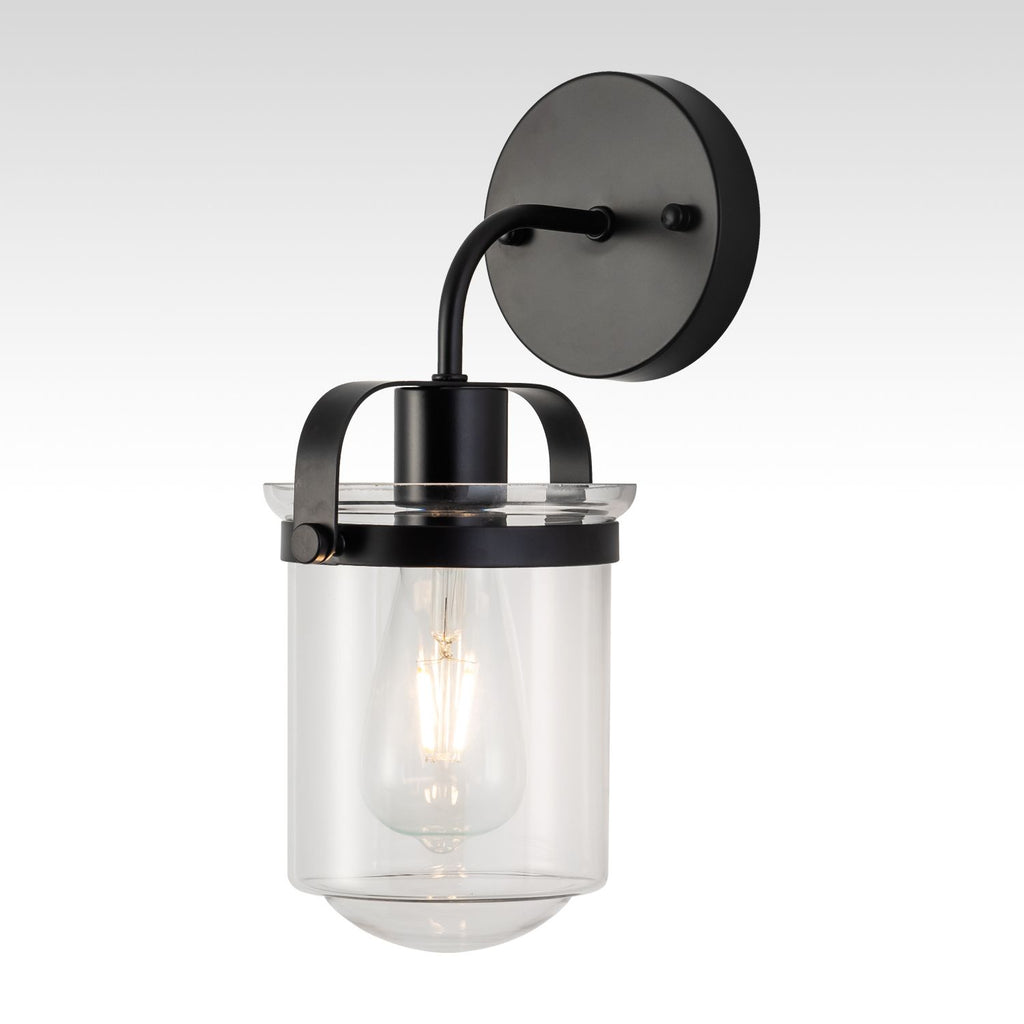 1-Light ll Lamp with Clear Glass Shade, Modern ll Sconce, Industrial Indoor ll Light