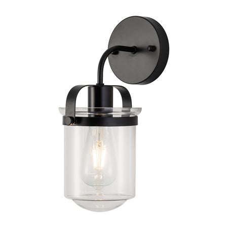1-Light ll Lamp with Clear Glass Shade, Modern ll Sconce, Industrial Indoor ll Light