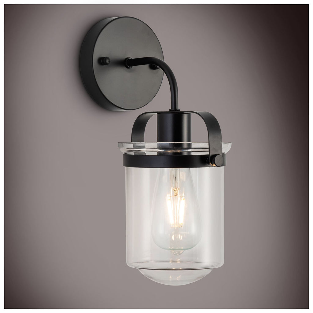 1-Light ll Lamp with Clear Glass Shade, Modern ll Sconce, Industrial Indoor ll Light