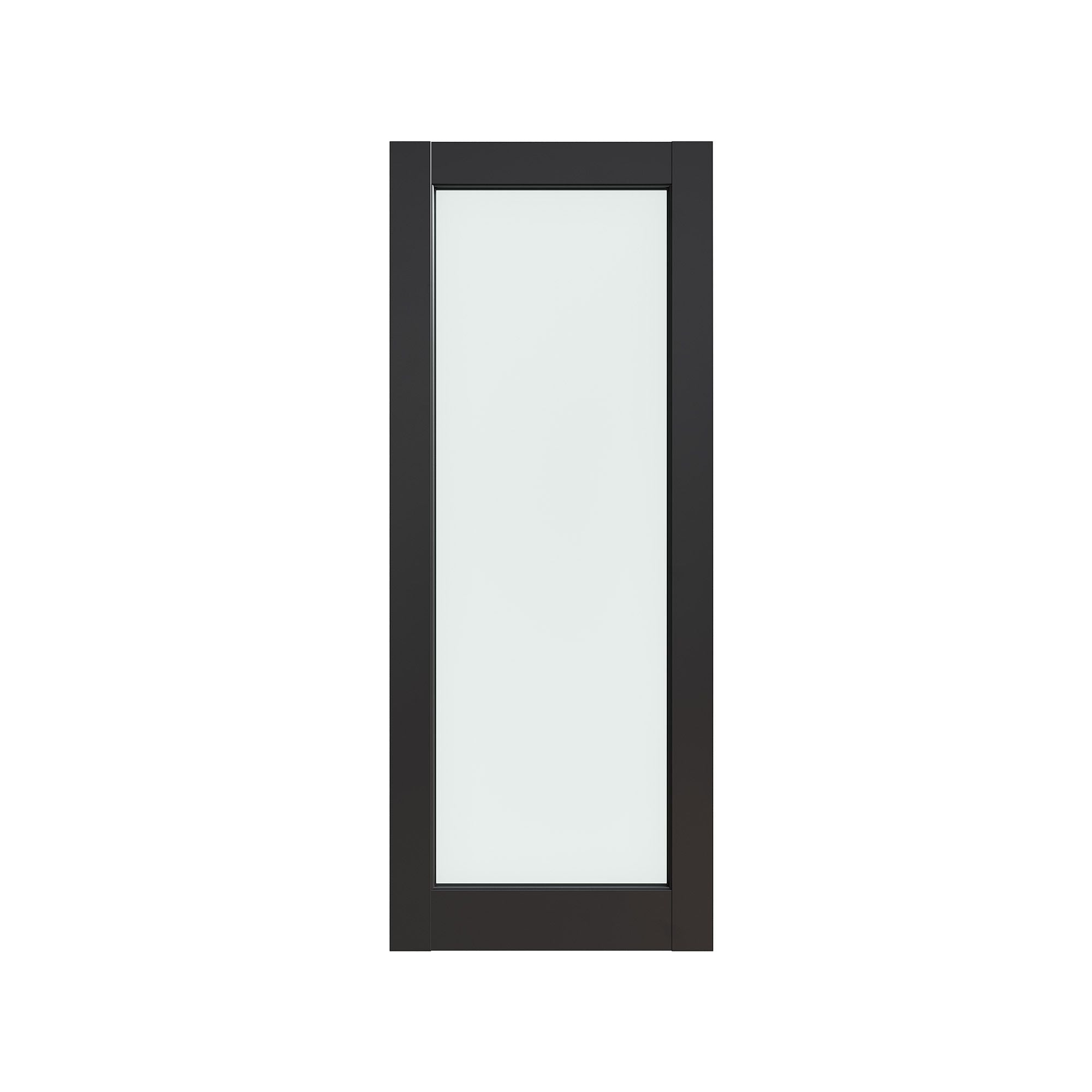 Solid Core French Door with Tempered Frosted Glass - Paint-Ready Interior Door Slab