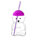 Pink Little Bear Straw Cup