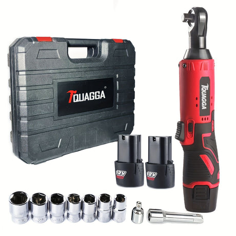 TQUAGGA Right-Angle Electric Ratchet Wrench Set