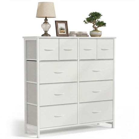 Ten-Drawer Dresser with Removable Storage