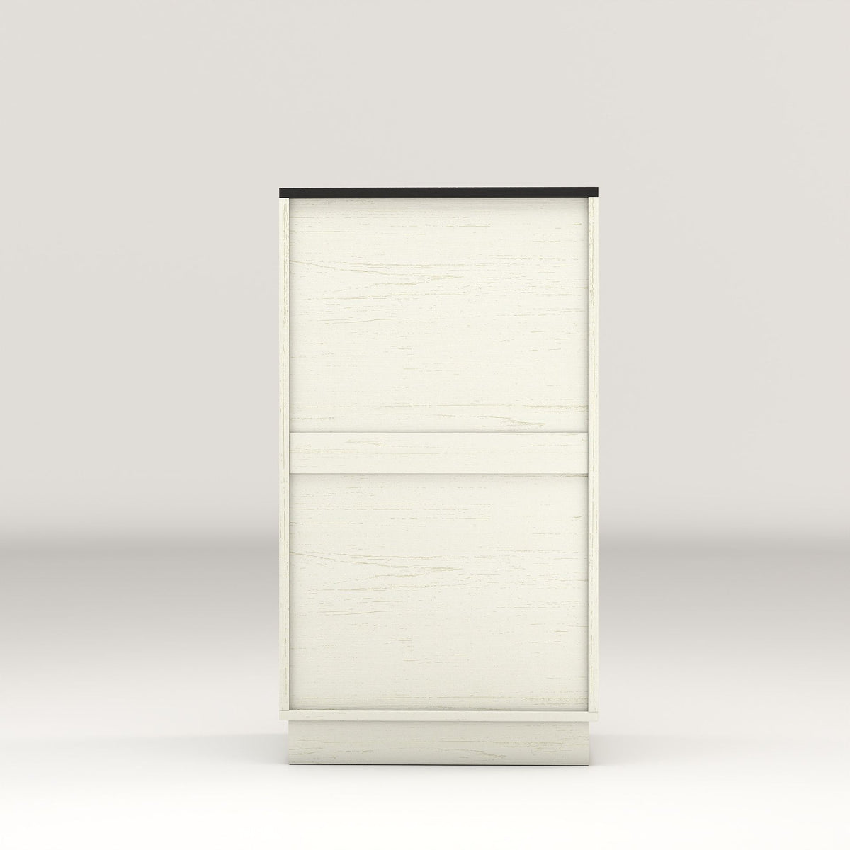 Tilt-Out Trash Cabinet with Wave-Textured Drawer and Pull-Out Bin
