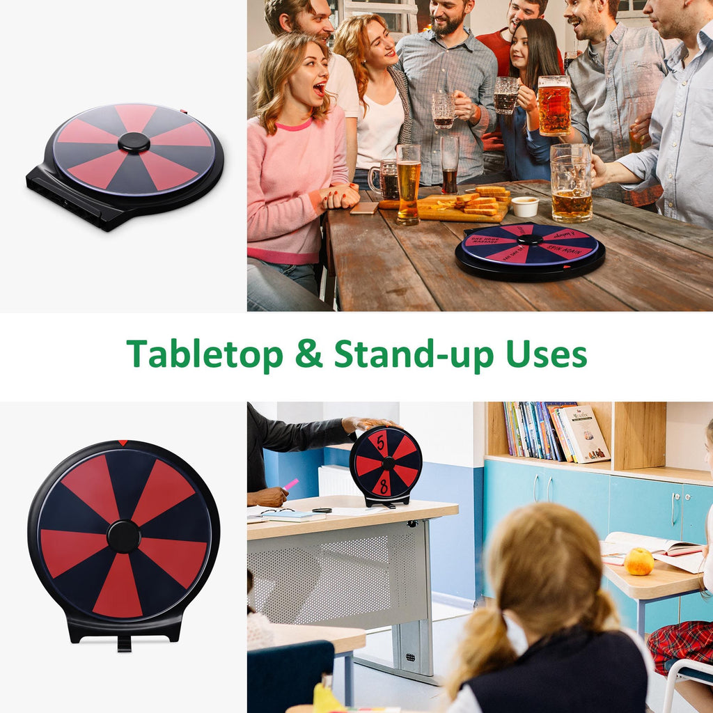 Double-Sided Customizable Prize Wheel
