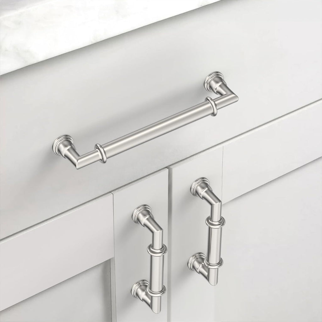 Brushed Satin Nickel Cabinet and Drawer Pulls