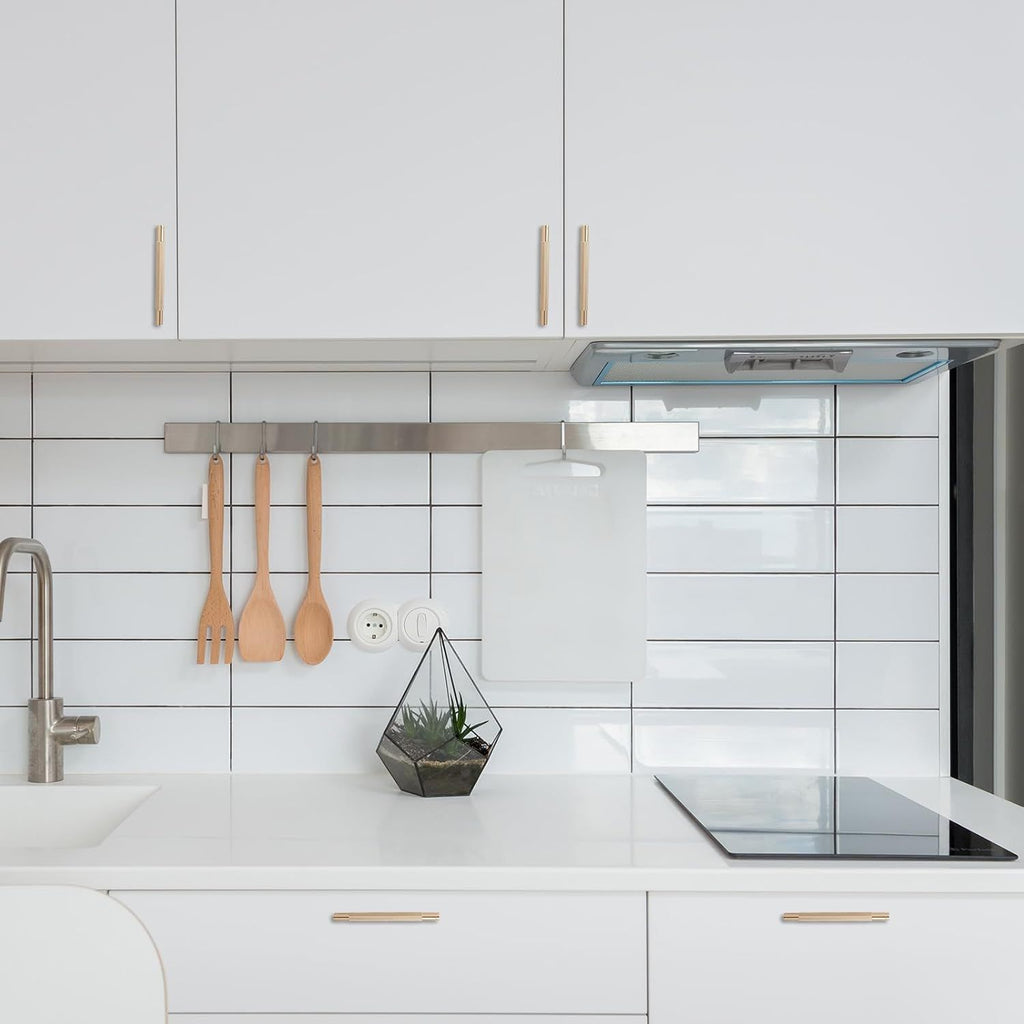 Champagne Bronze Knurled Cabinet Pull Set