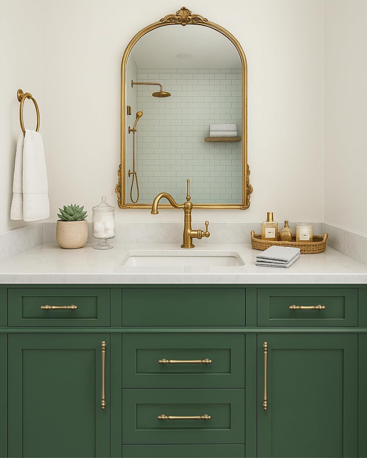 Classic Champagne Bronze Cabinet Handles