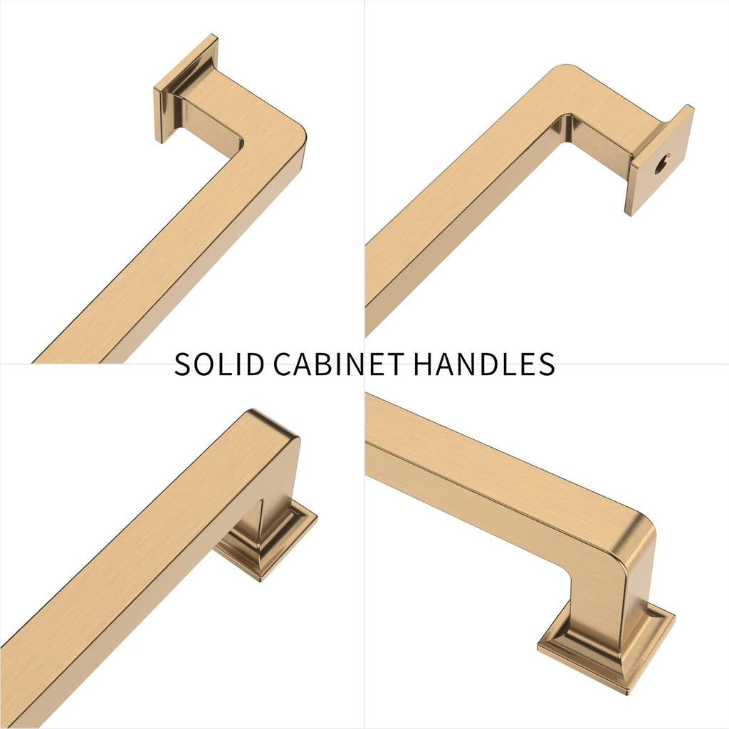 Champagne Bronze Cabinet Pulls, Set of 10