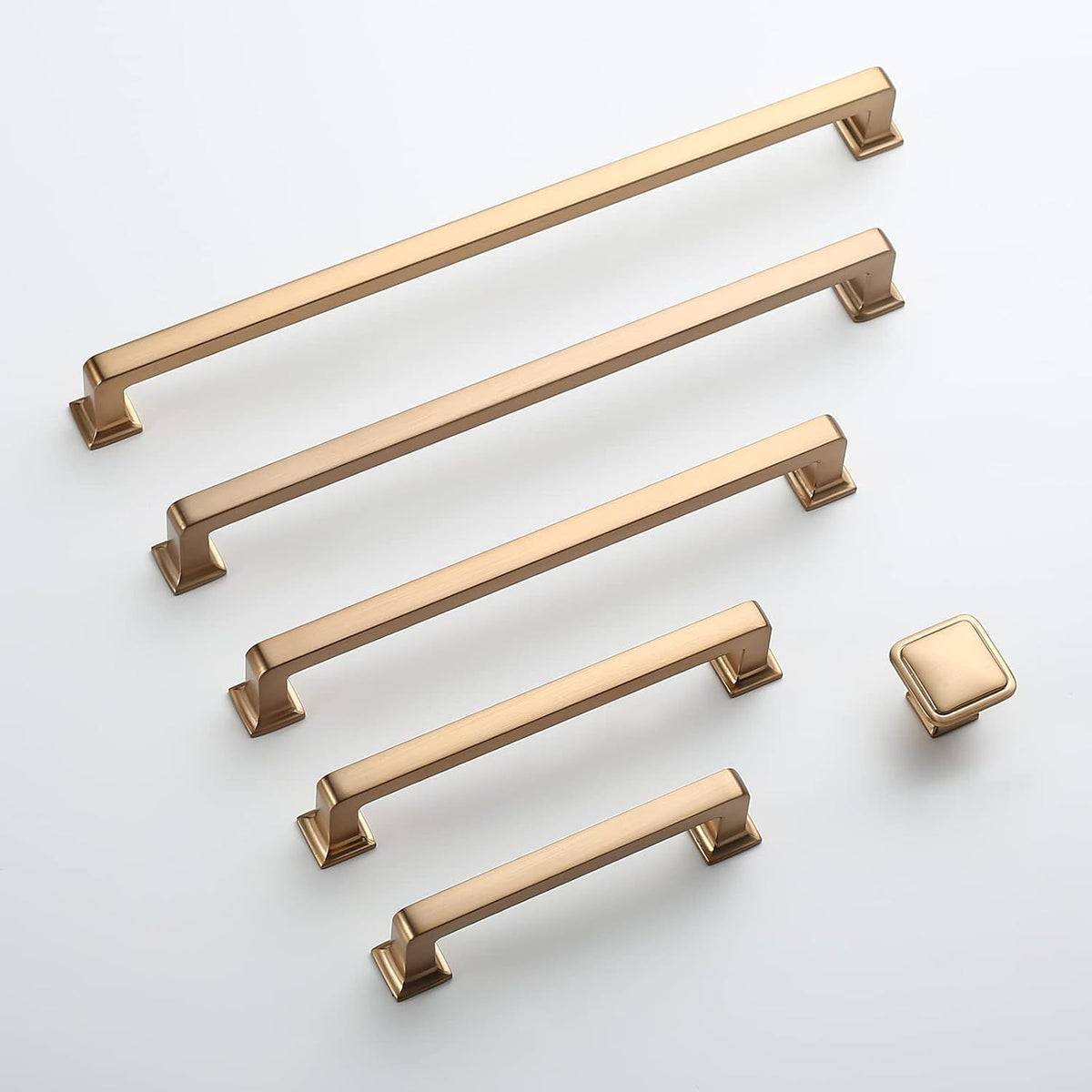 Champagne Bronze Cabinet Pulls, Set of 10