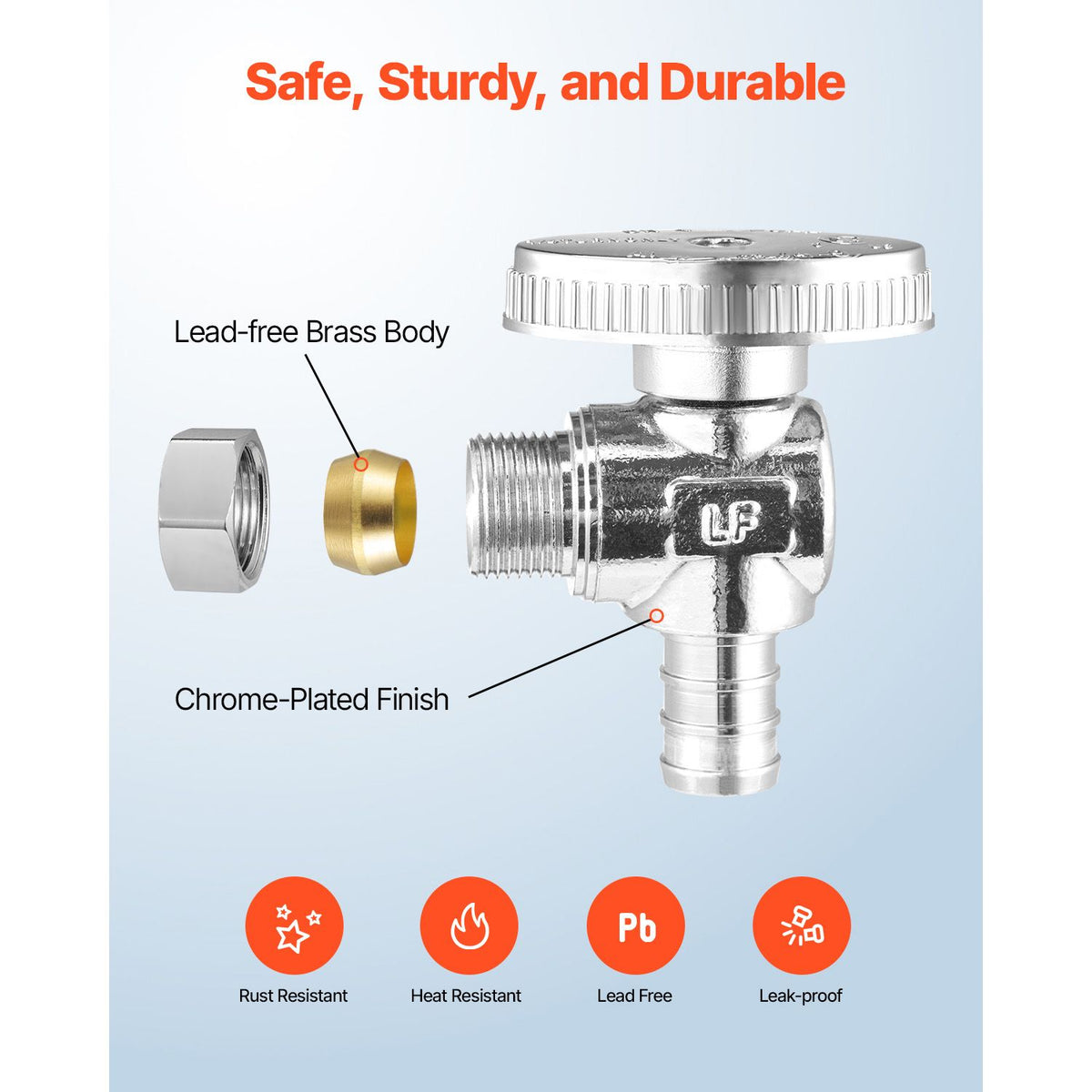 Quarter-Turn Angle Stop Valves for Plumbing Projects