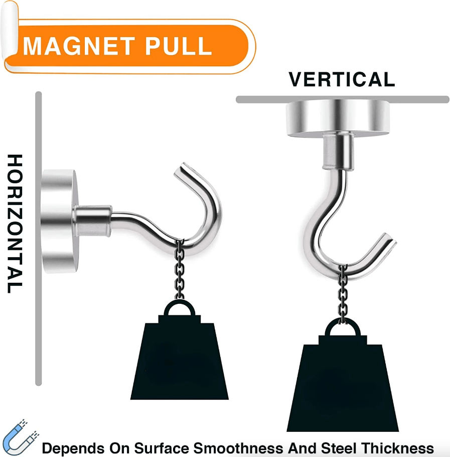 10-Piece Clamping Magnetic Hook Set