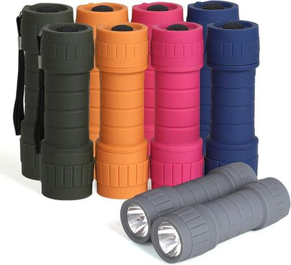 Compact LED Flashlight Multipack with Batteries