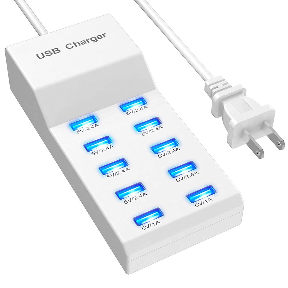 Multi-Device USB Charging Hub for Phones and Tablets