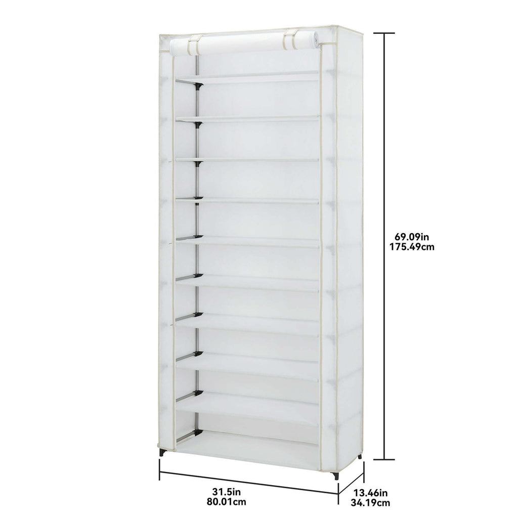 Organize Your Space with a Covered Shoe Rack