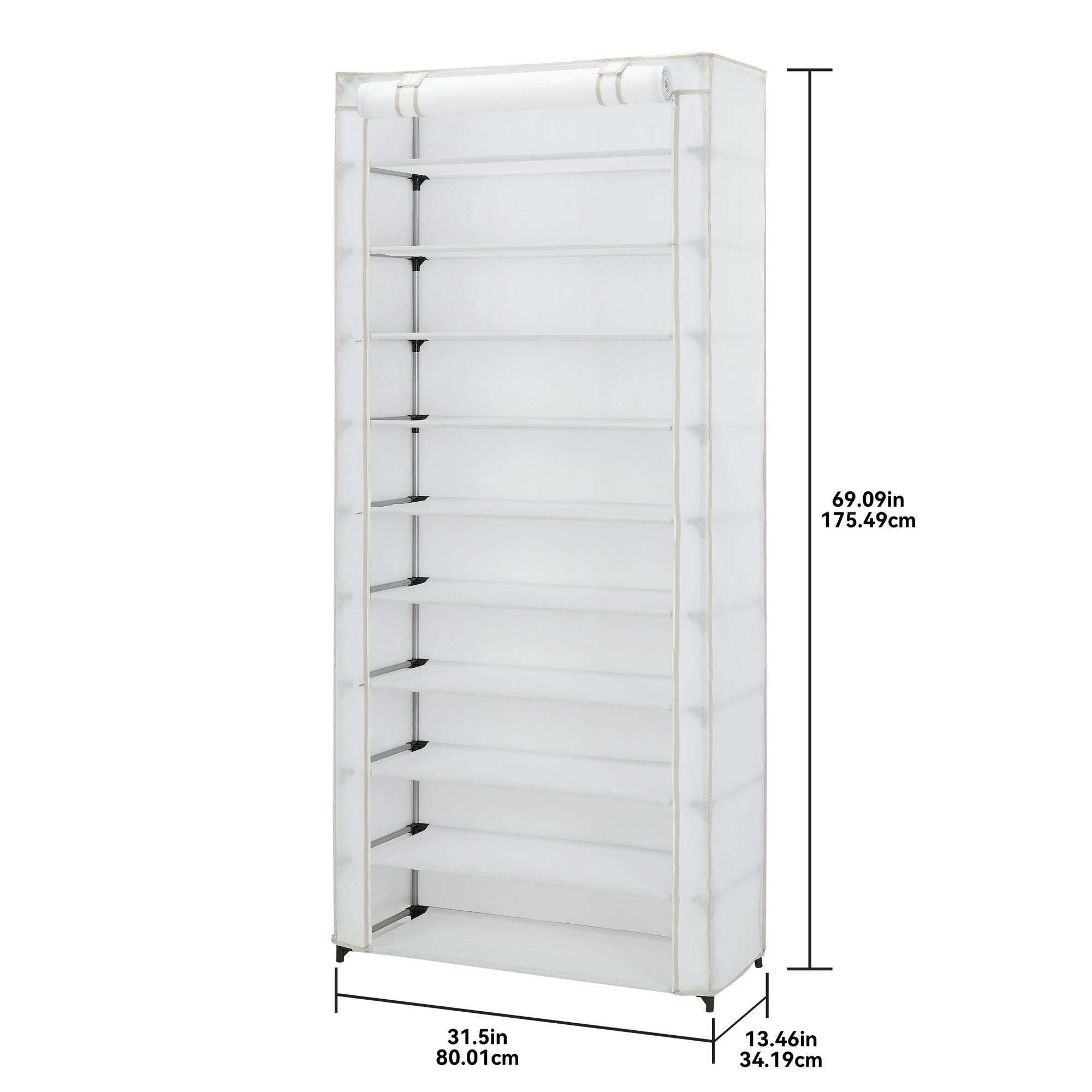 Organize Your Space with a Covered Shoe Rack