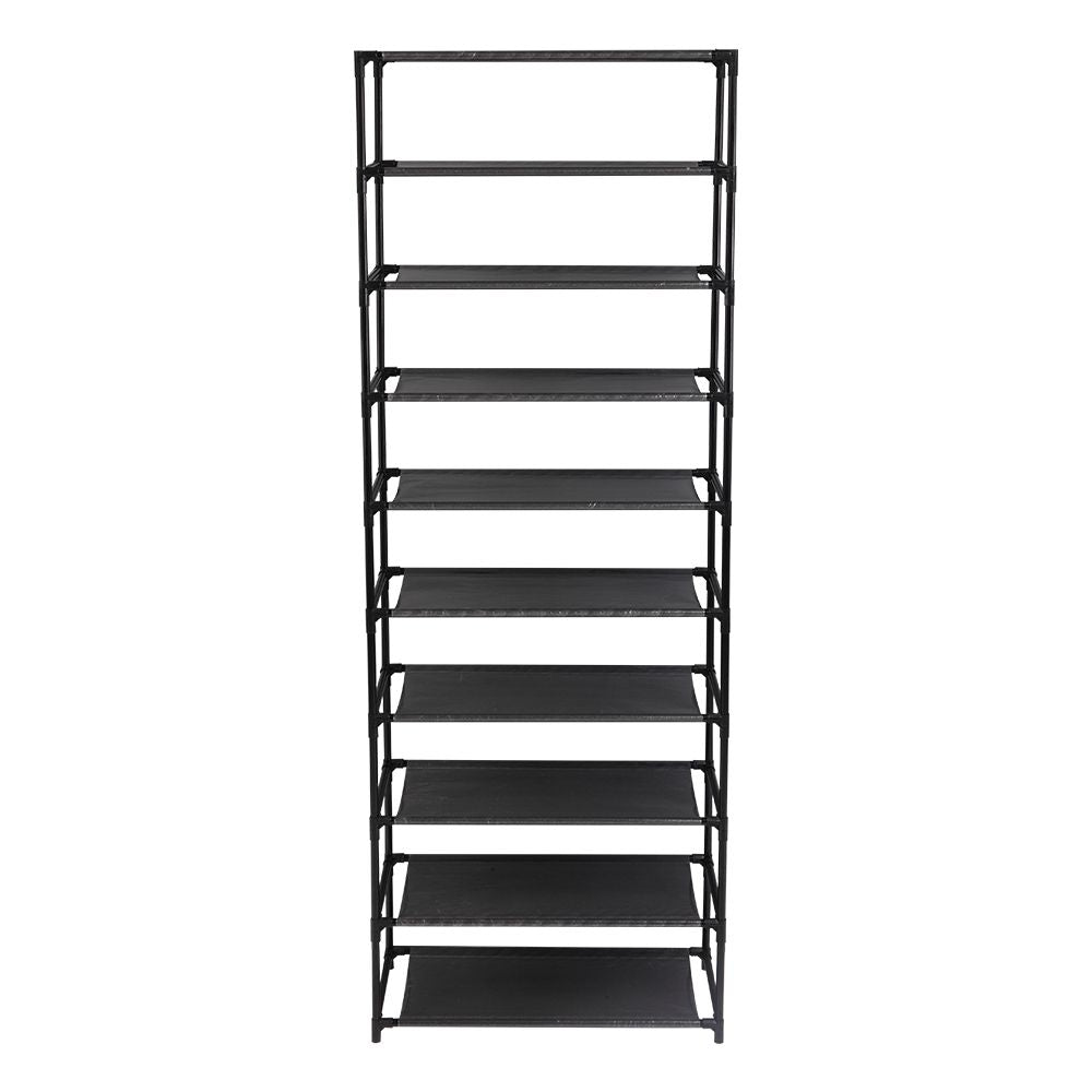 10-Tier Stackable Shoe Rack – Organize Up to 50 Pairs