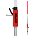 Dual-Scale Telescoping Grade Rod for Laser Levels