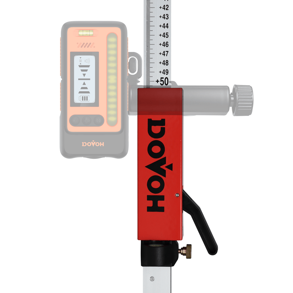 Dual-Scale Telescoping Grade Rod for Laser Levels