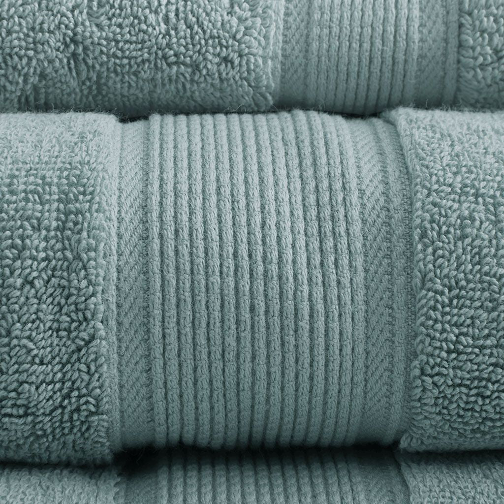 100% Cotton 8 Piece Antimicrobial Towel Set