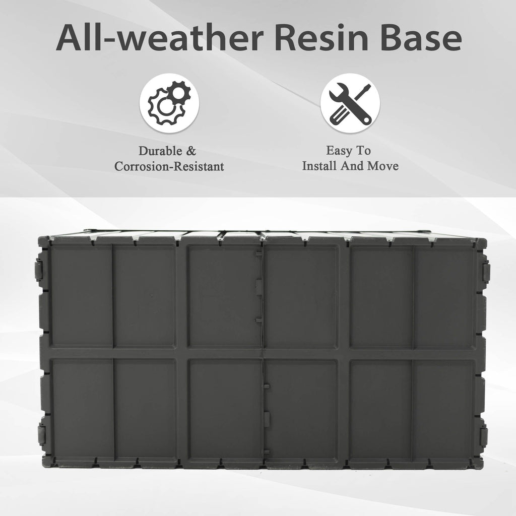 Lockable Outdoor Deck Box for Patio Cushions and Garden Tools