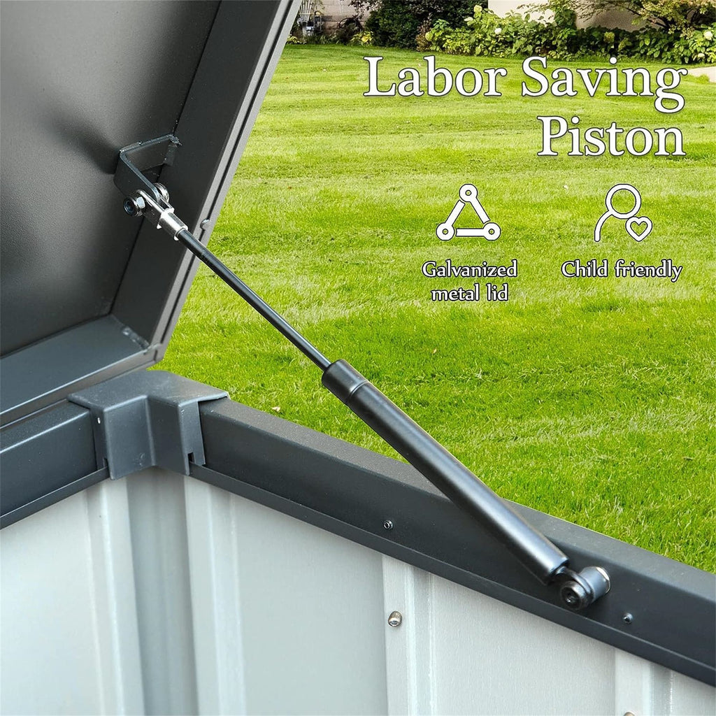 Lockable Outdoor Deck Box for Patio Cushions and Garden Tools