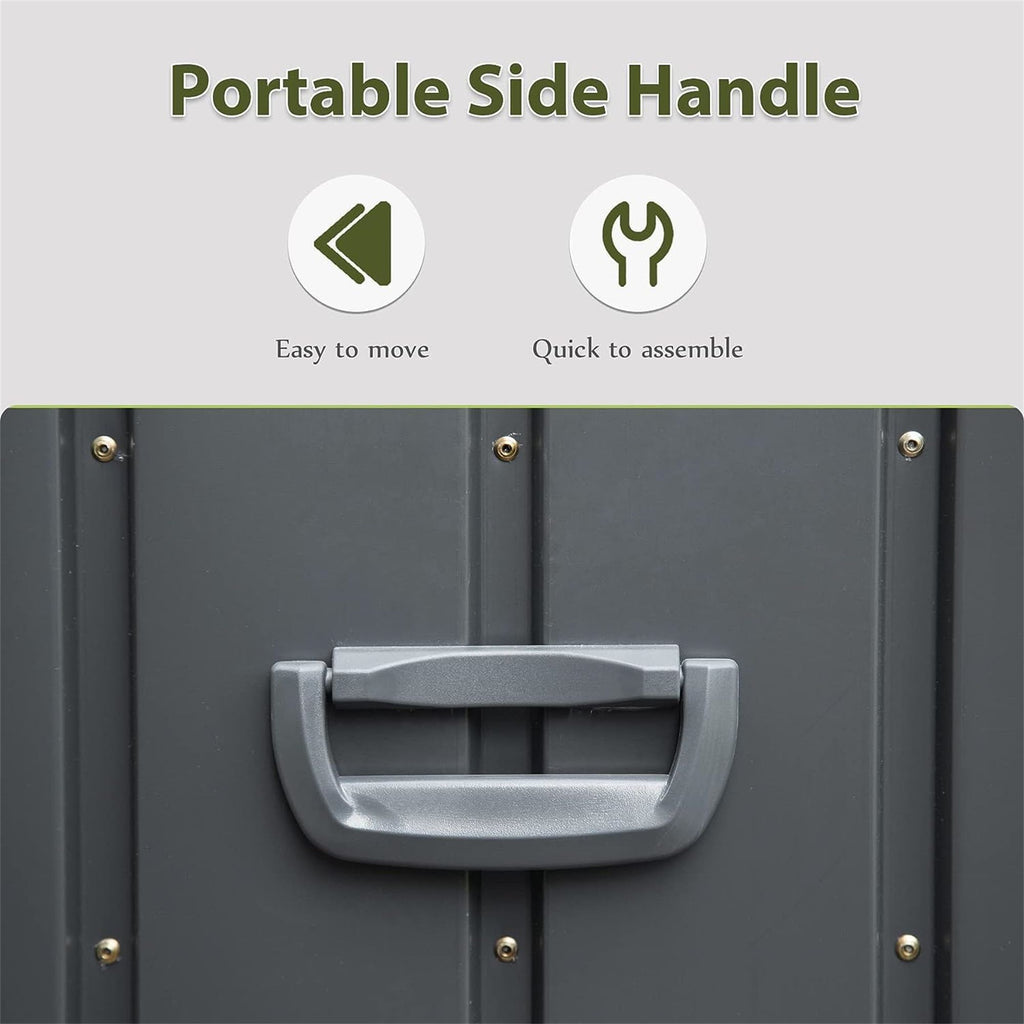 Lockable Outdoor Deck Box for Patio Cushions and Garden Tools