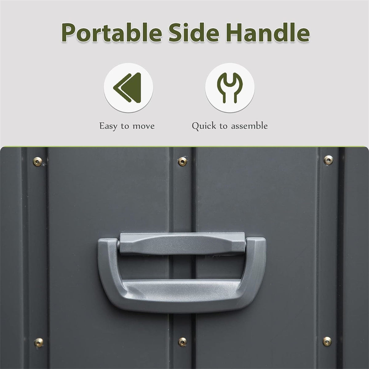 Lockable Outdoor Deck Box for Patio Cushions and Garden Tools