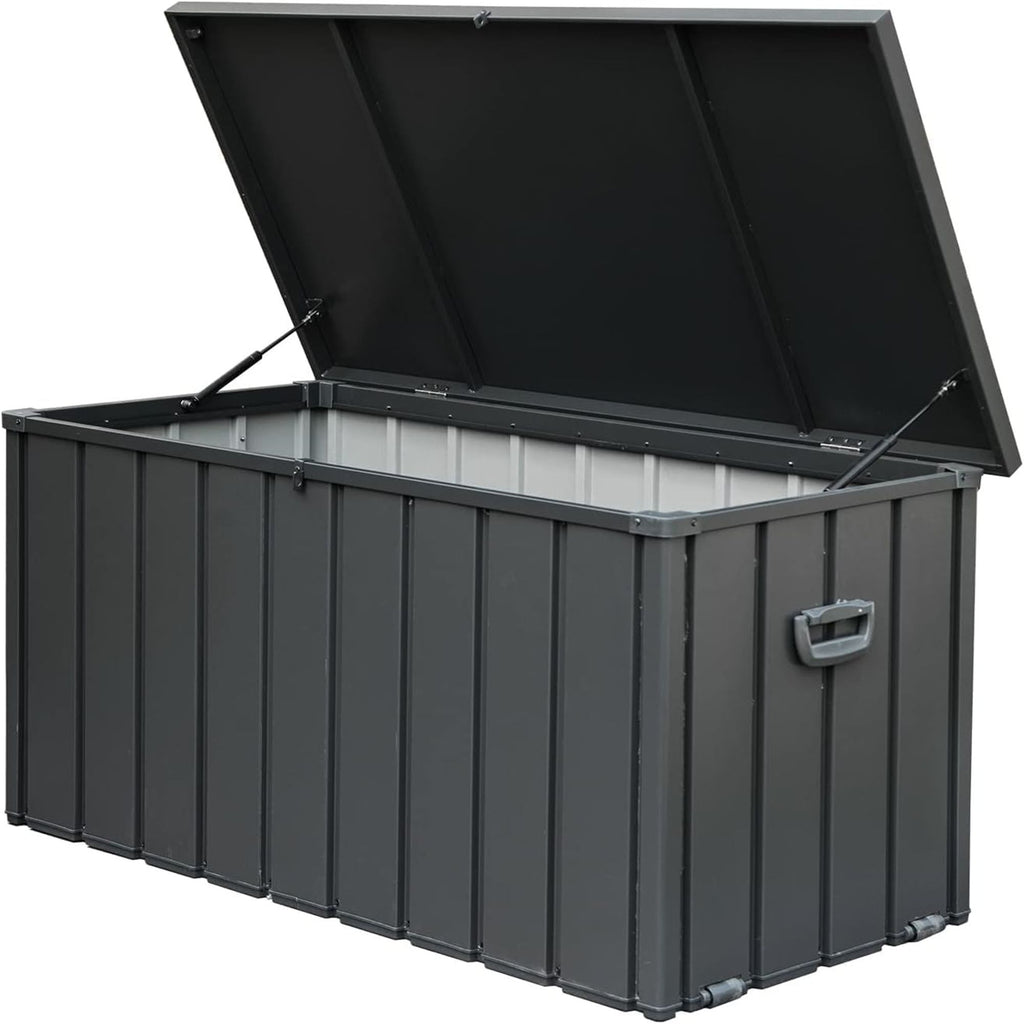 Lockable Outdoor Deck Box for Patio Cushions and Garden Tools