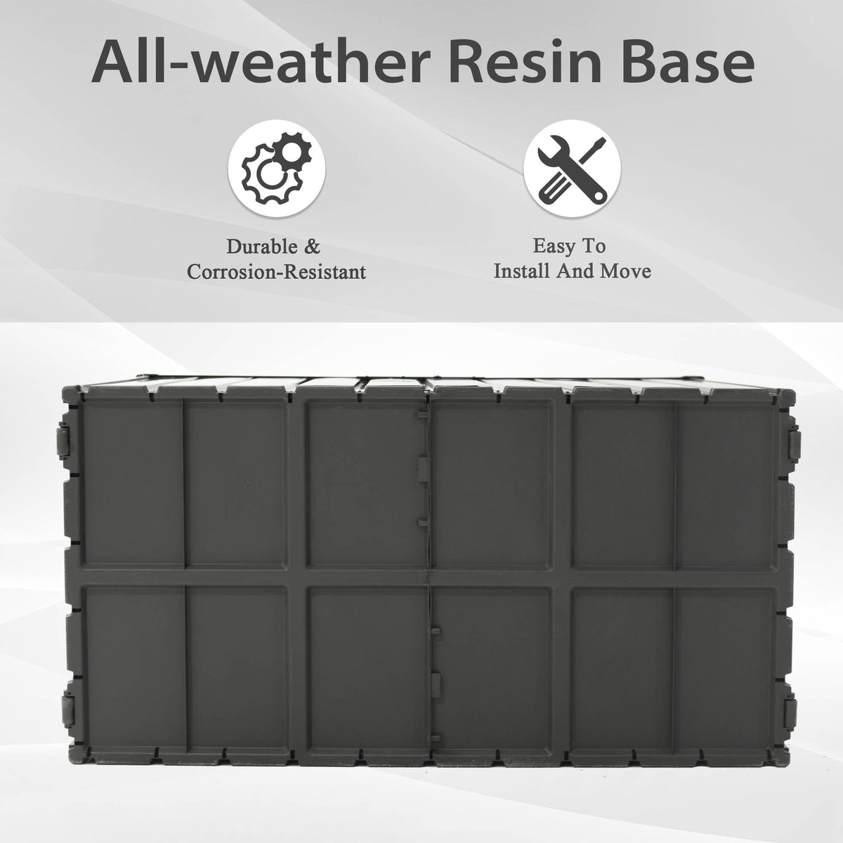 Lockable Outdoor Deck Box for Patio Cushions and Garden Tools