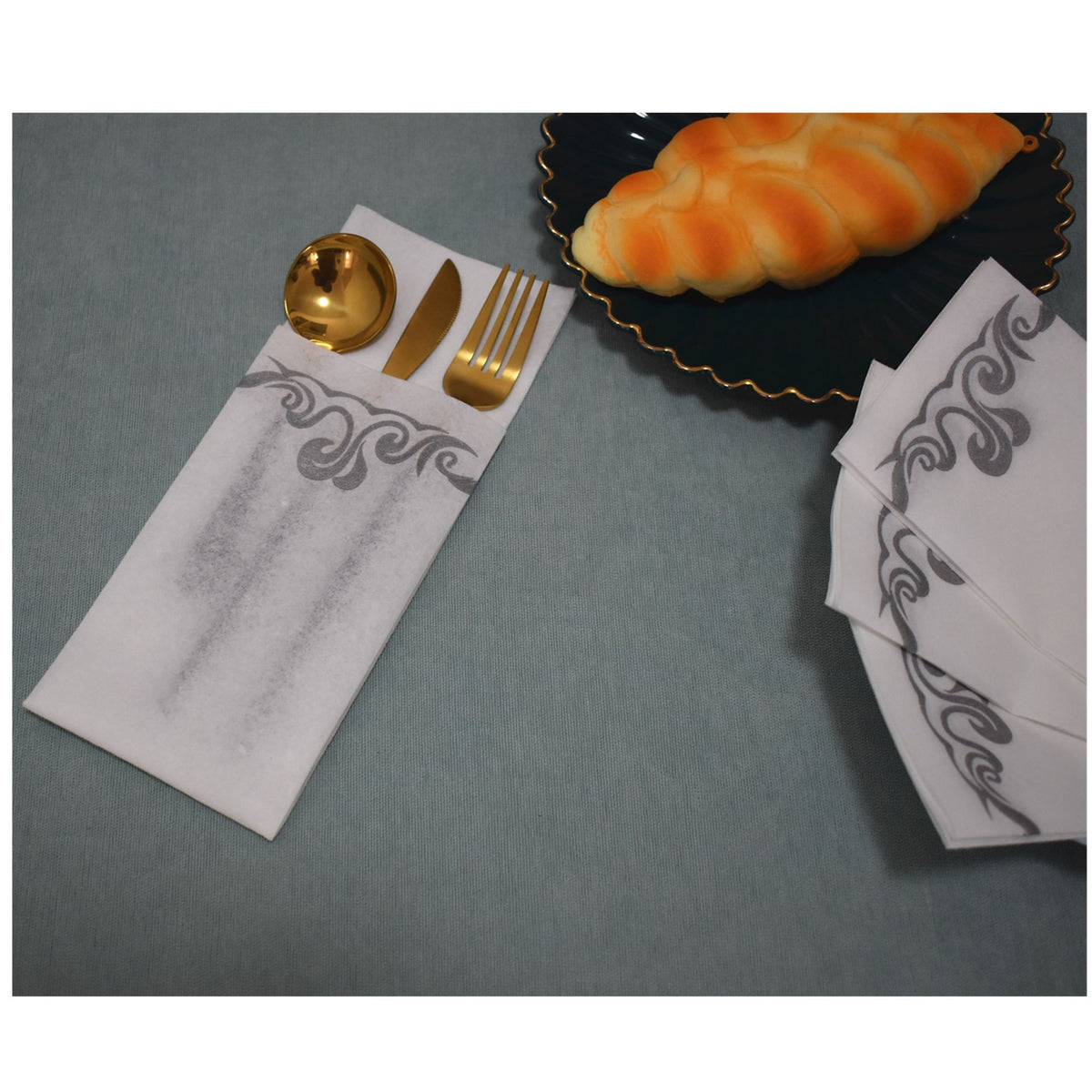 Linen-Feel Disposable Guest Towels