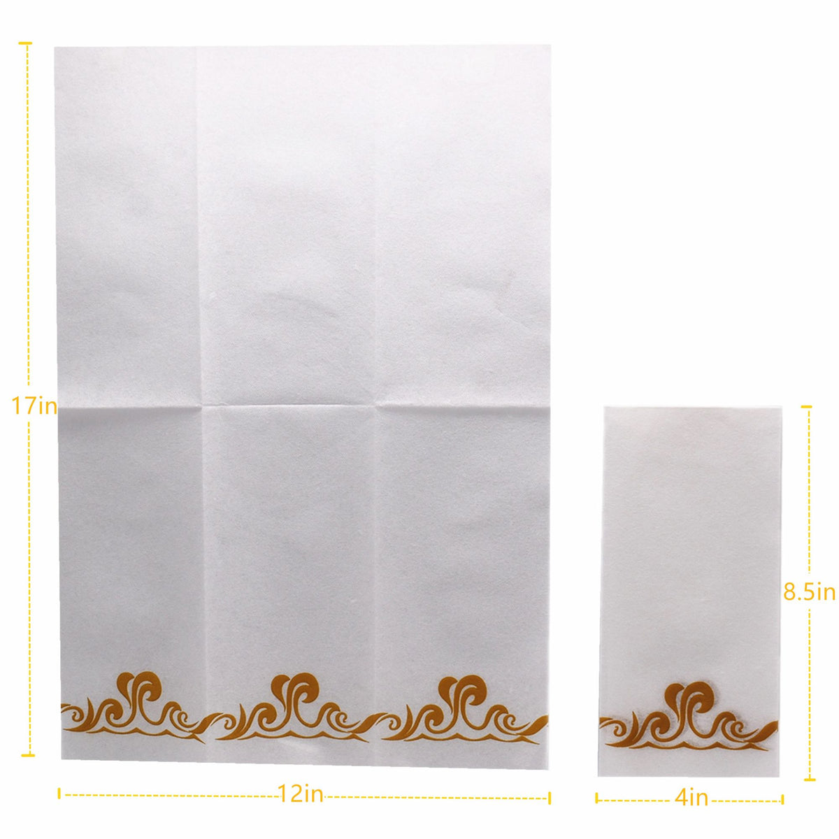 Linen-Feel Disposable Guest Towels