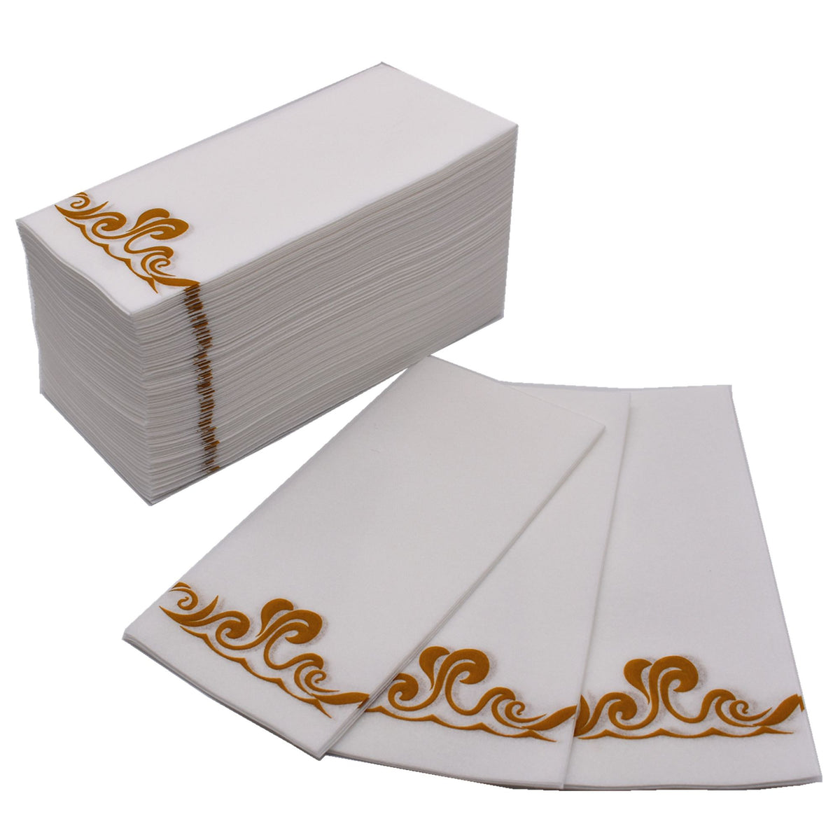 Linen-Feel Disposable Guest Towels