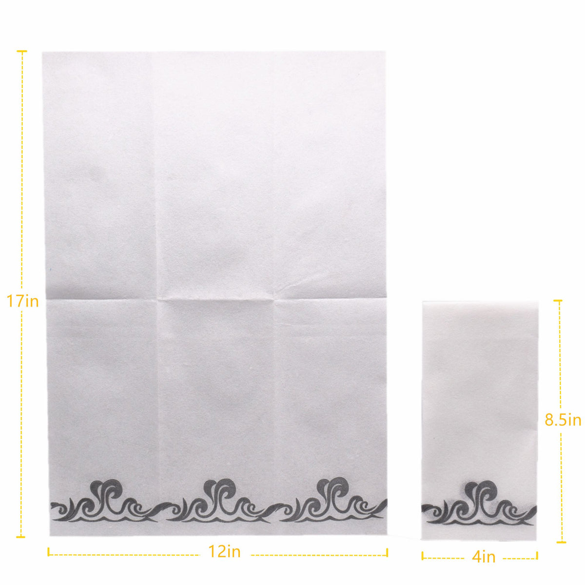 Linen-Feel Disposable Guest Towels