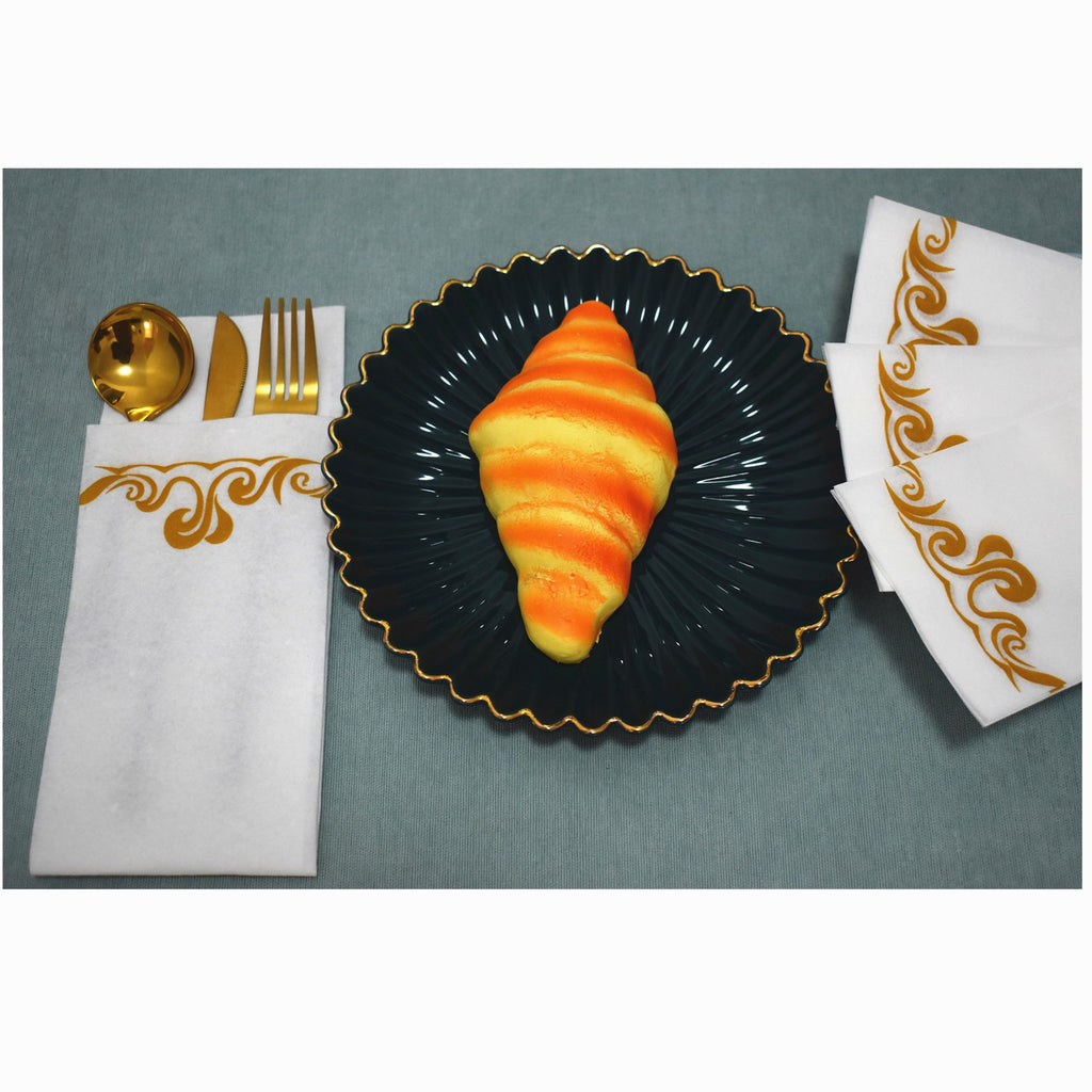 Linen-Feel Disposable Guest Towels