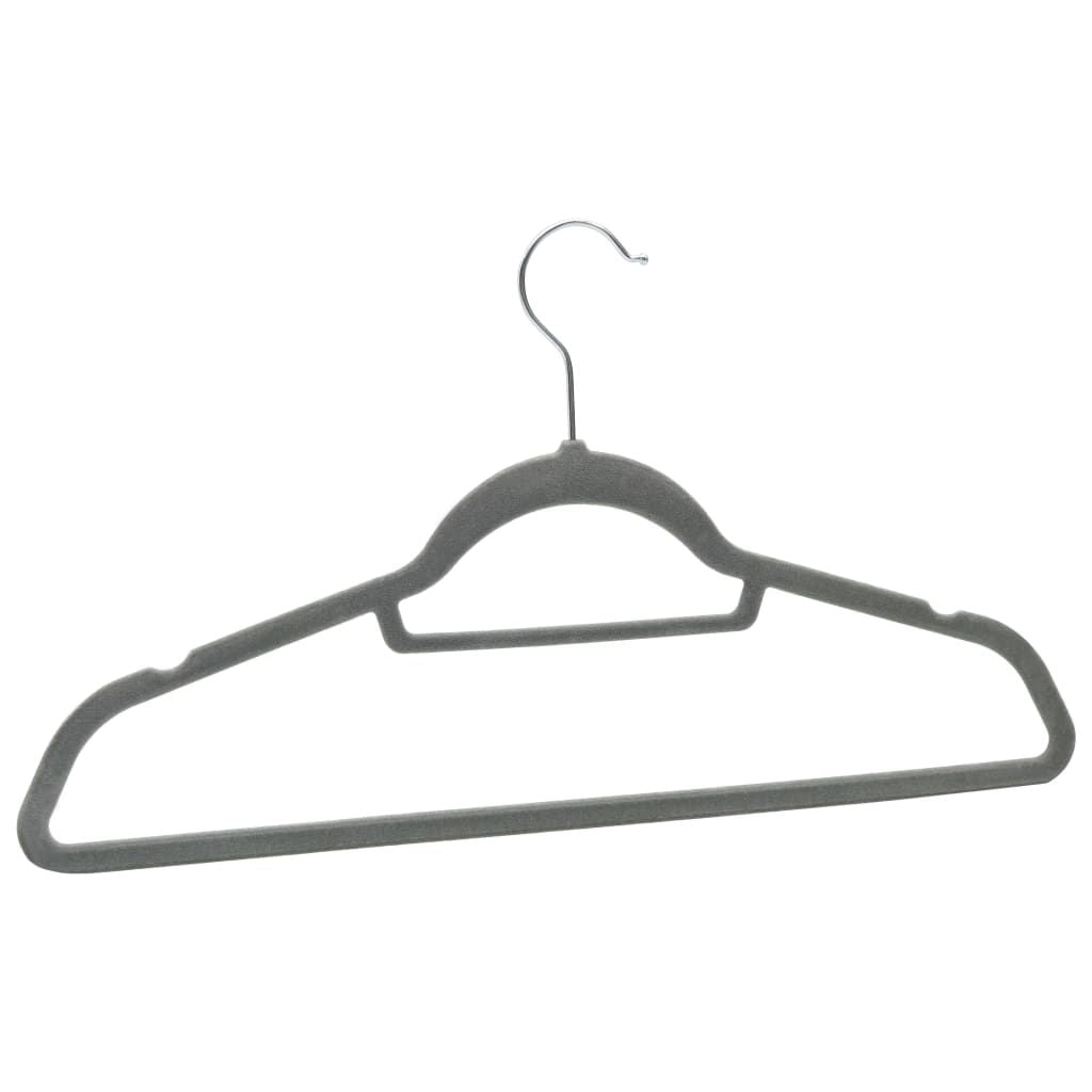 Anti-Slip Velvet Clothes Hangers Set of 100 with 360° Rotating Hooks