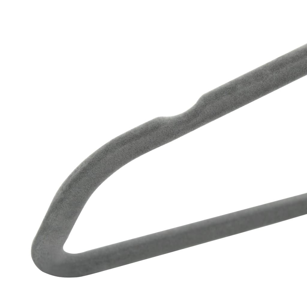 Anti-Slip Velvet Clothes Hangers Set of 100 with 360° Rotating Hooks