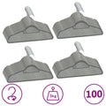Anti-Slip Velvet Clothes Hangers Set of 100 with 360° Rotating Hooks