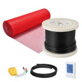 120V Electric Floor Heating Mat System – 100 sqft with Smart Thermostat