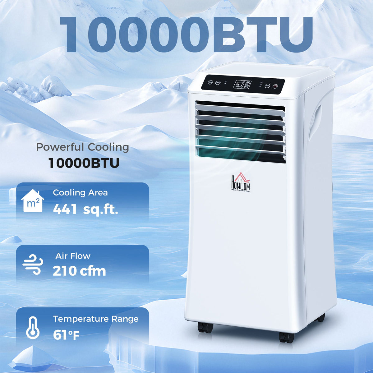 Portable 3-in-1 Air Conditioner with Remote and Sleep Mode