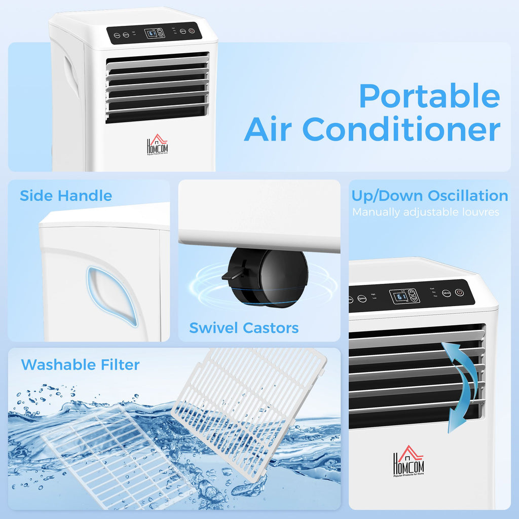 Portable 3-in-1 Air Conditioner with Remote and Sleep Mode